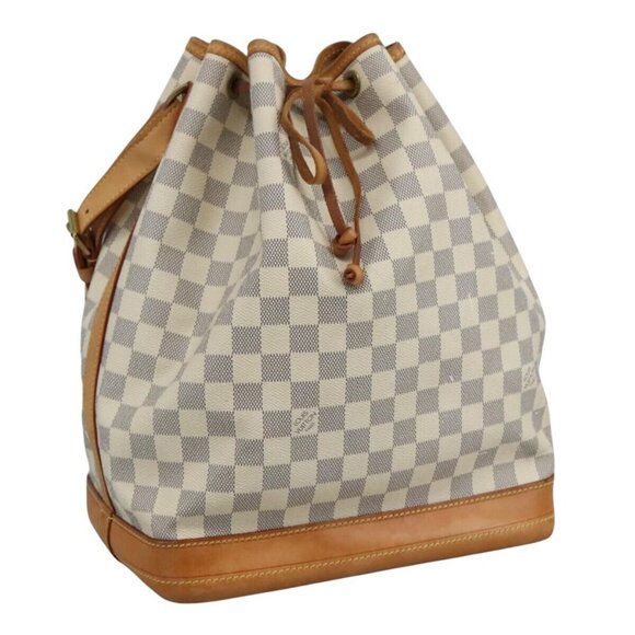 LOUIS VUITTON Damier Azur Noe Shoulder Bag N42222 LV Auth 110766 - Picture 1 of 15